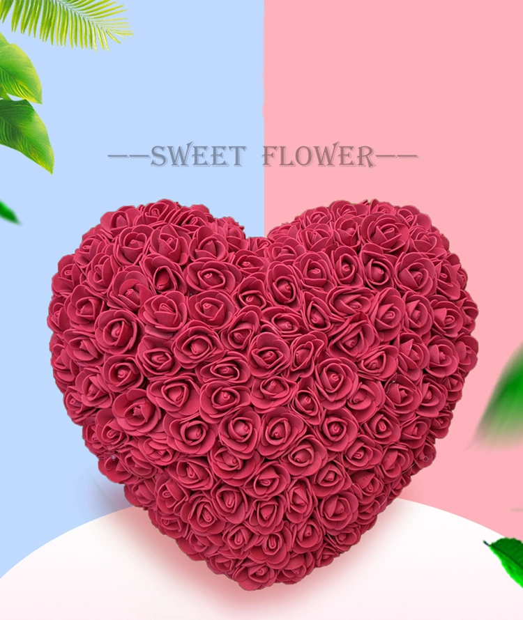 Rose Love Immortal Flower Rose Heart Soap Flower Valentine&prime;s Day Birthday Gift