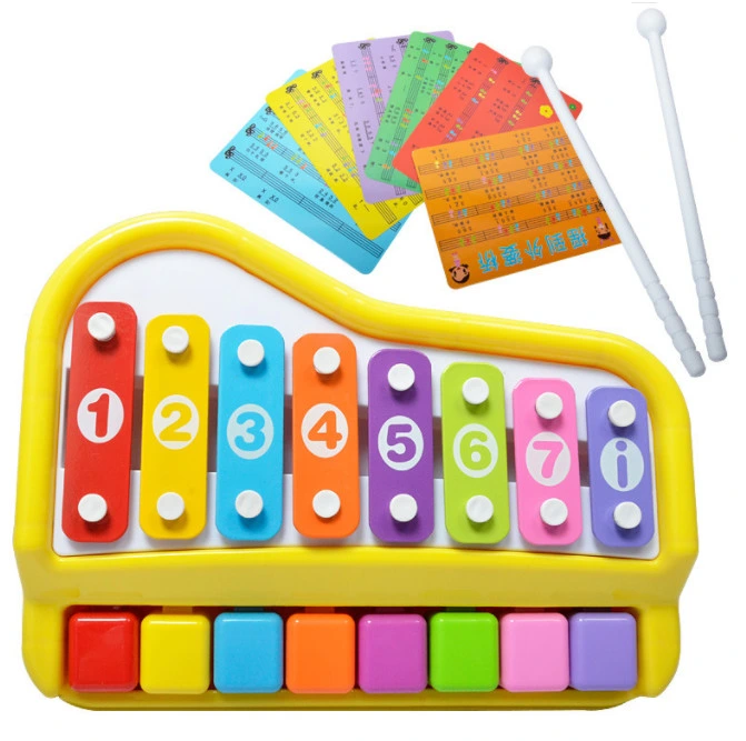 Happy Big Xylophone Player Playing 8-Tone Infant Music Early Education Education Interactive Toy for Children&prime; S Toys