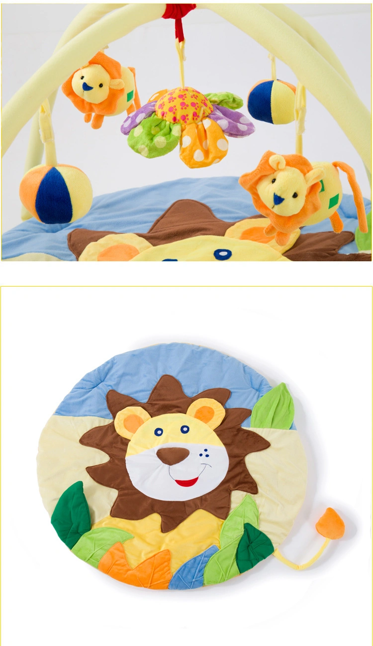 Jingle Jungle Lion Play Gym Touch Visual Crawl for Baby