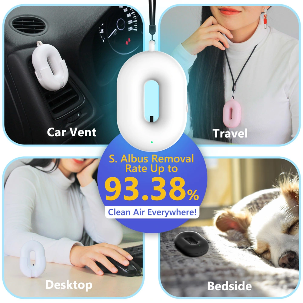 The Most Creative Gift of 2021 Cute Donuts Personal Portable Air Cleaner Purifier Halloween Christmas Other Promotional Gifts