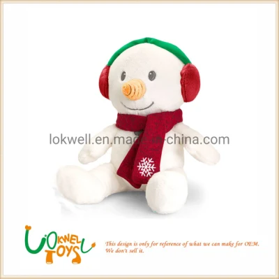 Christmas Pals Soft Toy Teddy Toys Xmas Gift Present - Snowman